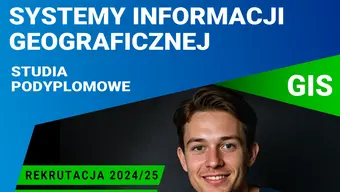 Afisz informacyjny Rekrutacja Podyplomowe Gis