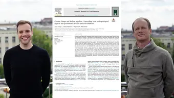 zdjęcia laureatów nagrody wraz z pierwszą stroną artykułu