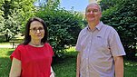 zdjęcie, prof. A.Bieda i prof. P.Parzych