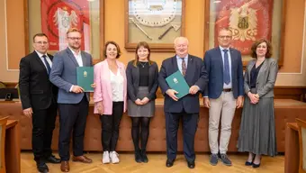 zdjęcie, koordynatorzy i członkowie współpracy